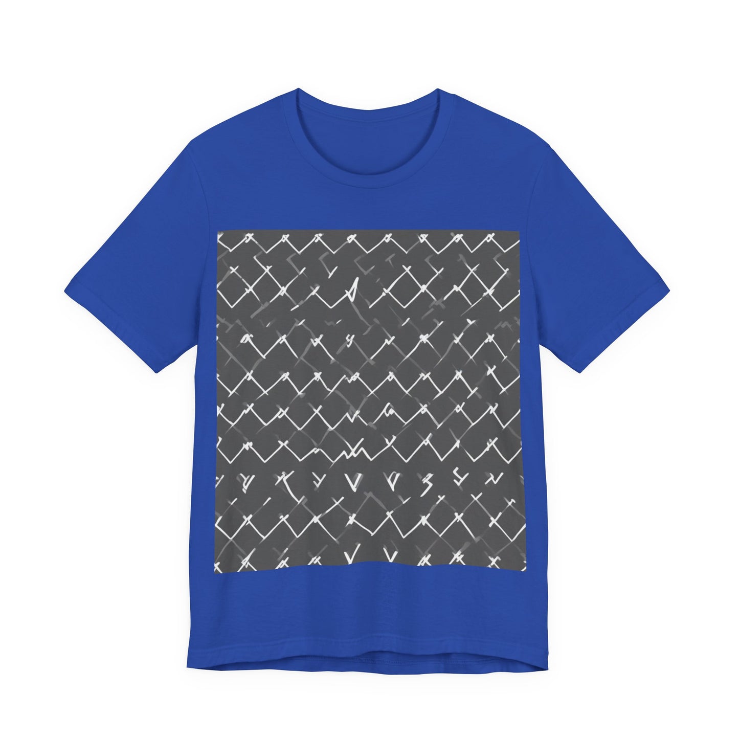 boostlete-am-crew-pattern-ekg-bold-0047 — Unisex Jersey Short Sleeve (B+C 3001)