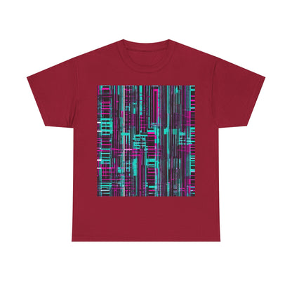 boostlete-field-day-pattern-barcode-retro-0275 — Unisex Heavy Cotton Tee (Gildan 5000)