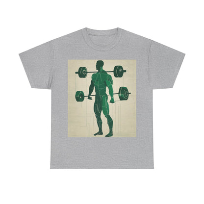 boostlete-boost-mode-scene-deadlift-glitch-blueprint-0044 — Unisex Heavy Cotton Tee (Gildan 5000)