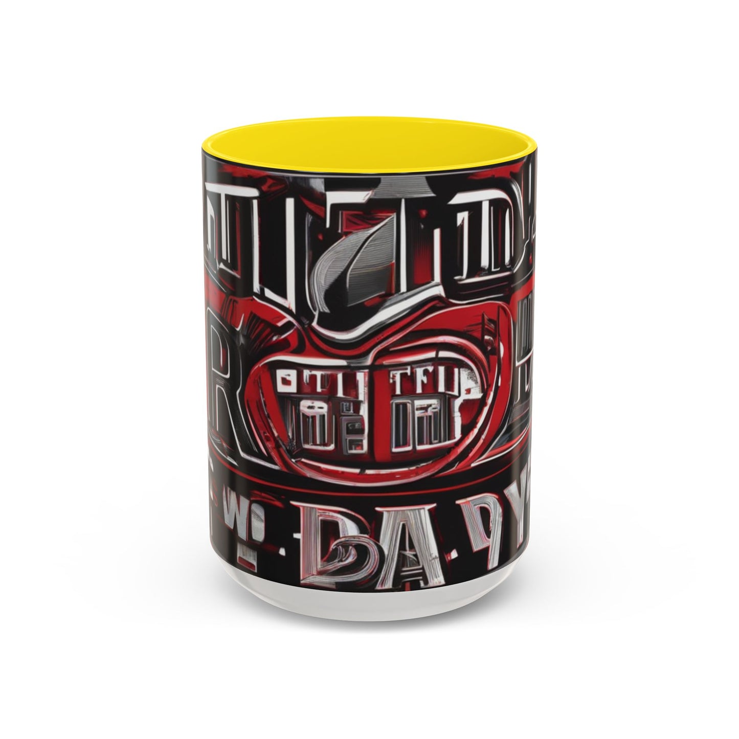 boostlete-boost-mode-type-win-the-day-outline-over-solid-monoline-0477 — Accent Mug 11/15oz