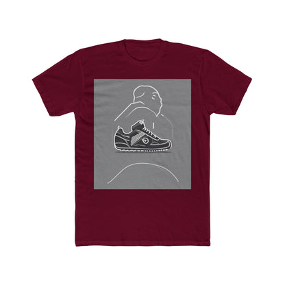 boostlete-boost-mode-icon-sneaker-offset-vector-0166 — Unisex Cotton Crew Tee (NL 3600)
