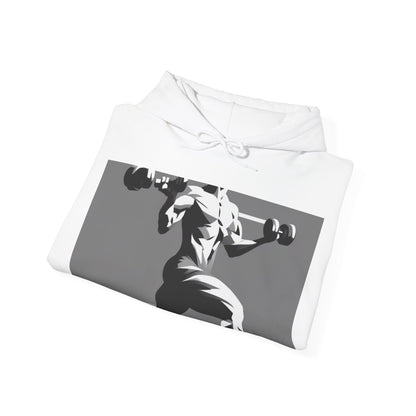 boostlete-pr-season-scene-lunge-speed-isometric-0316 — Unisex Heavy Blend Hoodie (G18500)