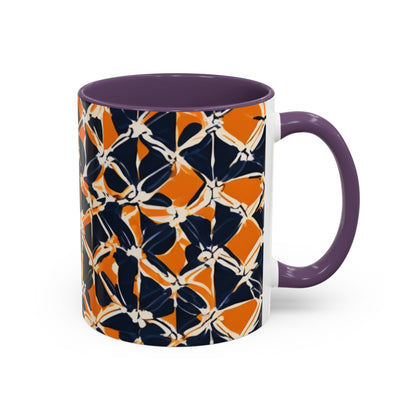 boostlete-headspace-pattern-plate-number-badge-0387 — Accent Mug 11/15oz