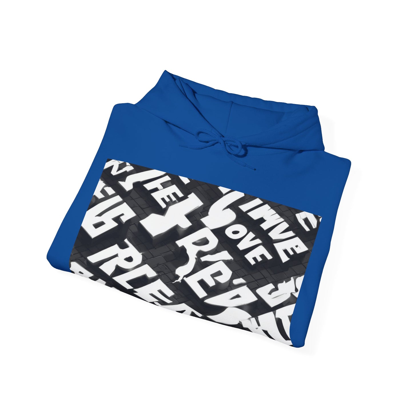 boostlete-pr-season-type-breathe-move-repeat-split-isometric-0017 — Unisex Heavy Blend Hooded Sweatshirt (Gildan)