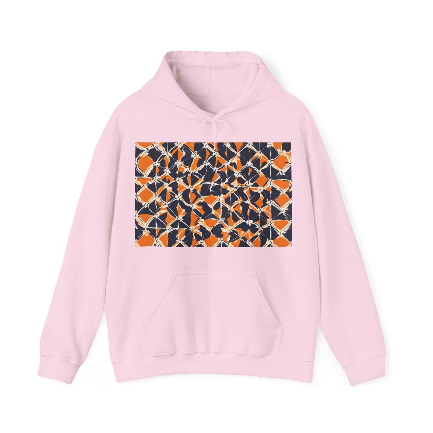 boostlete-headspace-pattern-plate-number-badge-0387 — Unisex Heavy Blend Hoodie (G18500)