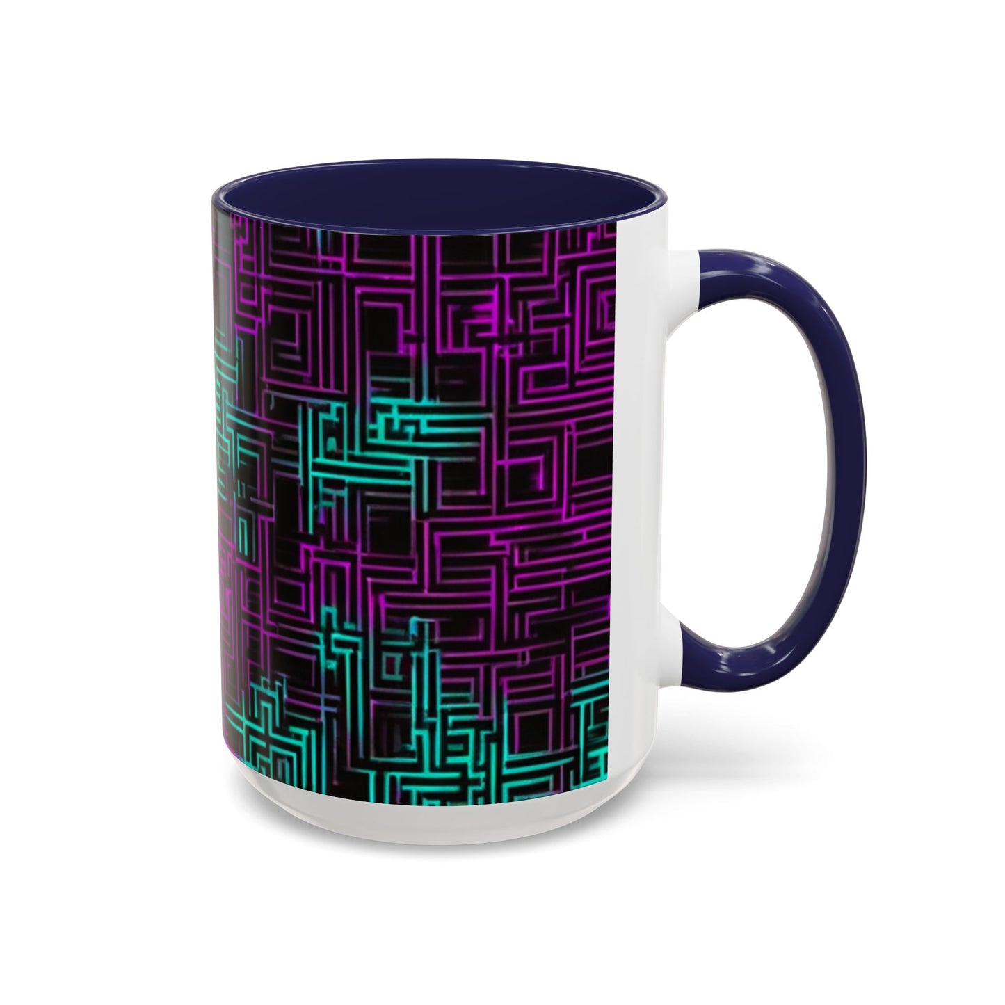 boostlete-boost-mode-pattern-plate-number-monoline-0079 — Accent Mug 11oz/15oz