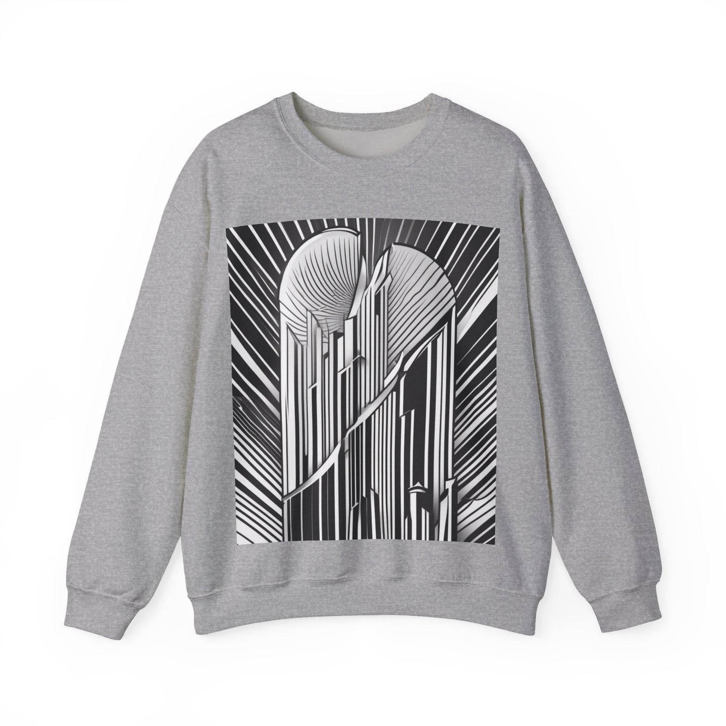 boostlete-boost-mode-icon-sunrise-soft-athletic-0046 — Unisex Heavy Blend Crewneck Sweatshirt (Gildan)