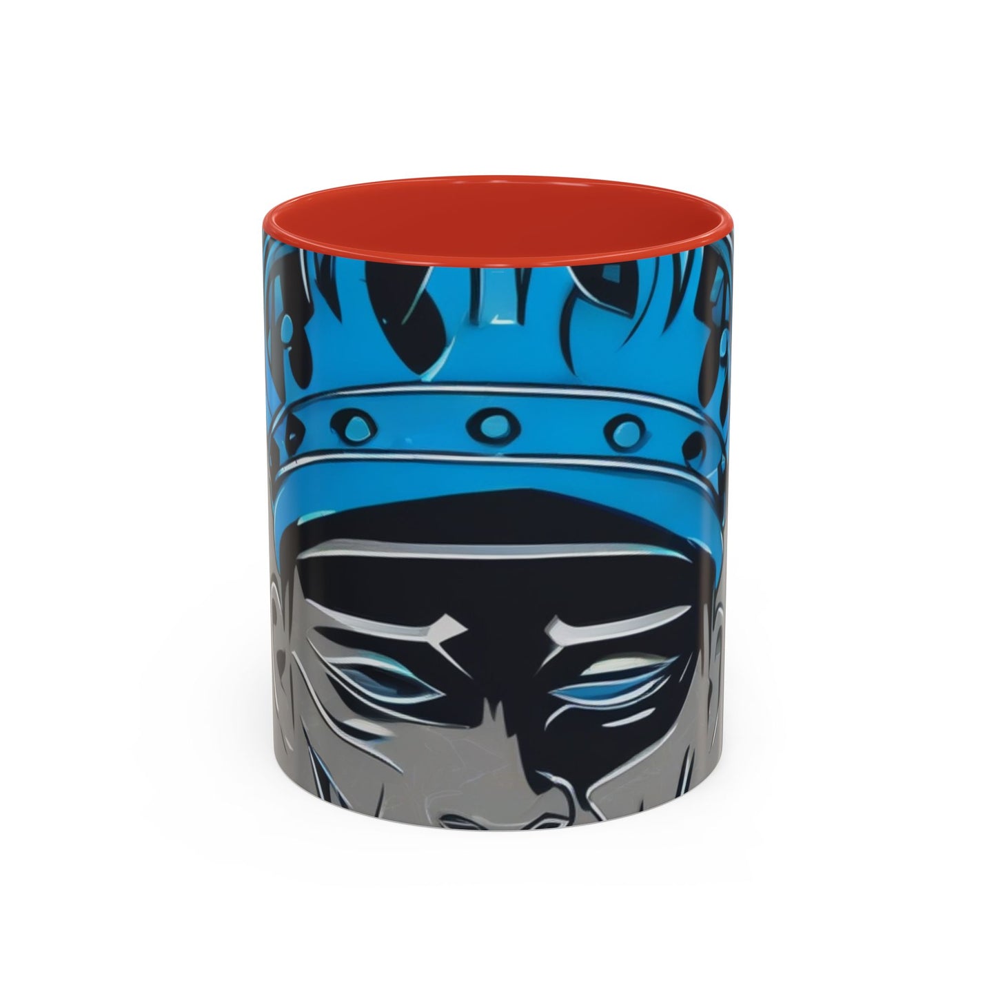 boostlete-am-crew-icon-crown-grainy-monoline-0022 — Accent Mug 11oz/15oz