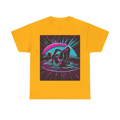 boostlete-pr-season-icon-swimmer-duotone-bold-0126 — Unisex Heavy Cotton Tee (Gildan 5000)