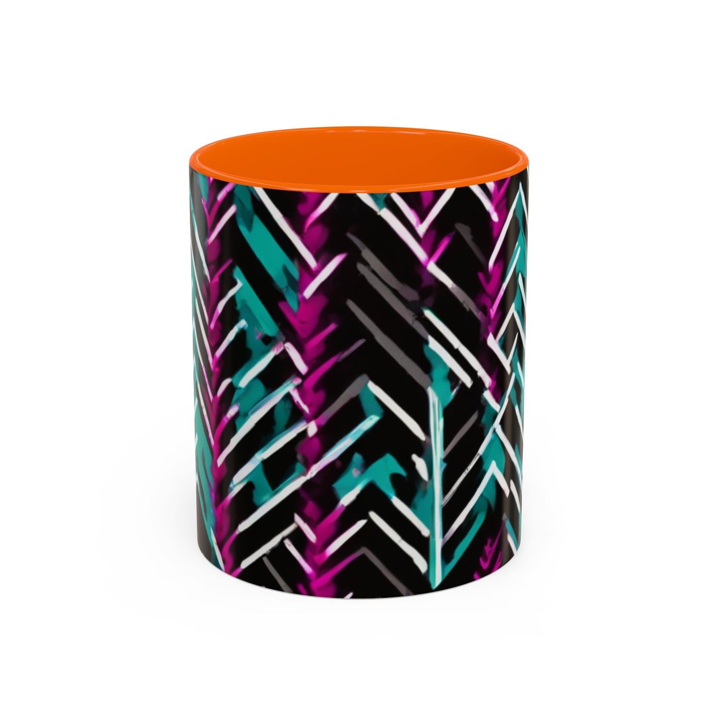 boostlete-recovery-progress-pattern-chevron-retro-0243 — Accent Mug 11/15oz