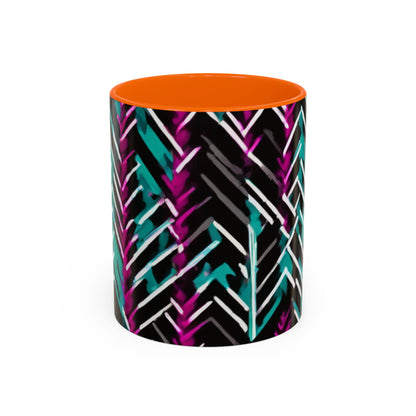 boostlete-recovery-progress-pattern-chevron-retro-0243 — Accent Mug 11/15oz