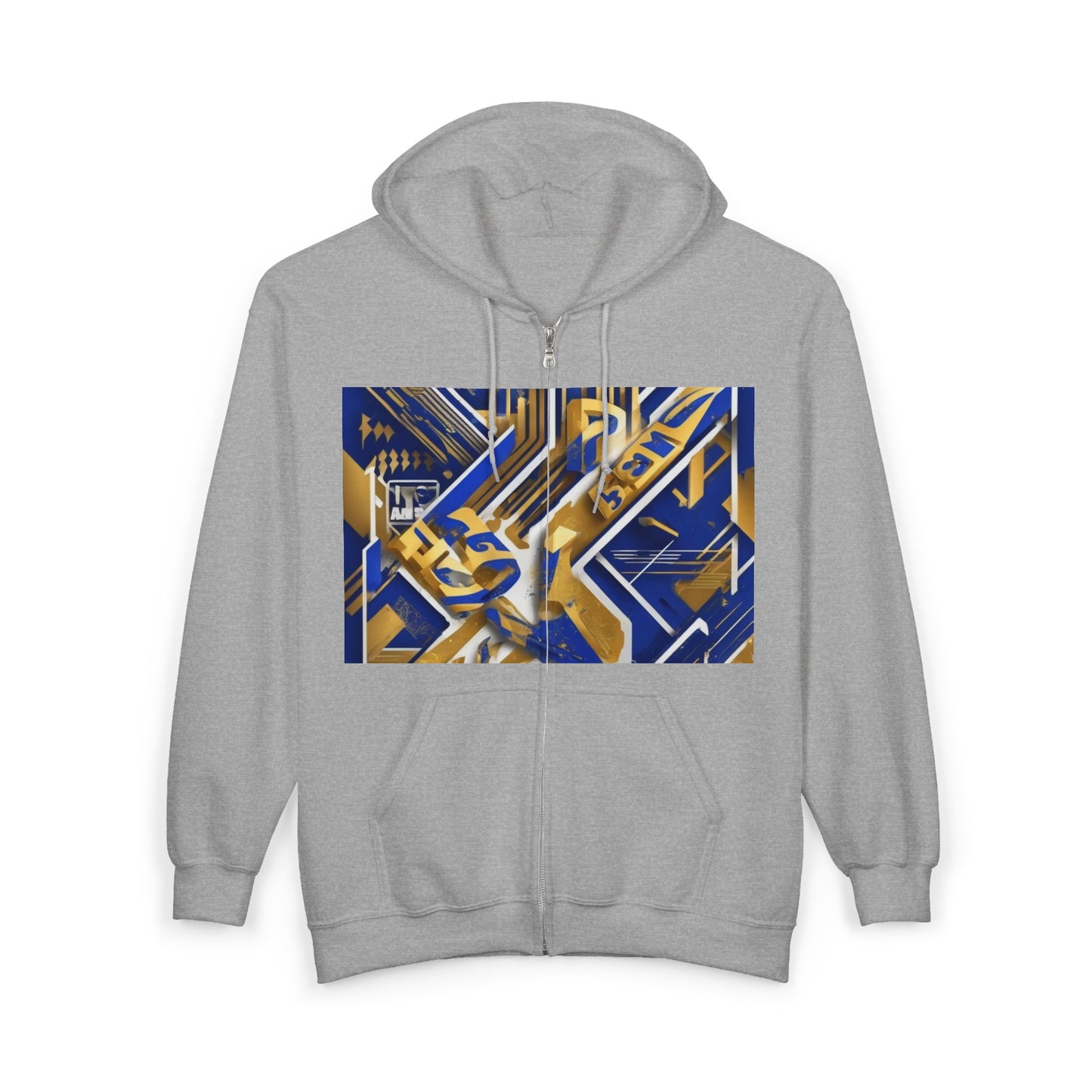 boostlete-am-crew-type-progress-beats-perfect-diagonal-modern-0209 — Unisex Heavy Blend Full-Zip Hooded Sweatshirt