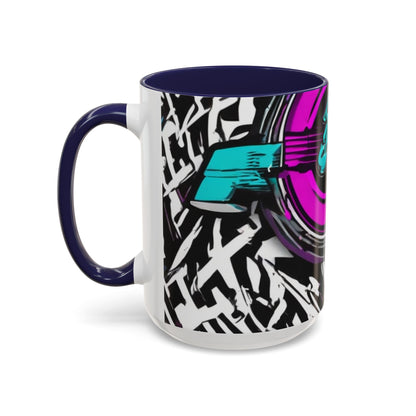 boostlete-boost-mode-type-again-badge-monoline-0293 — Accent Mug 11oz/15oz