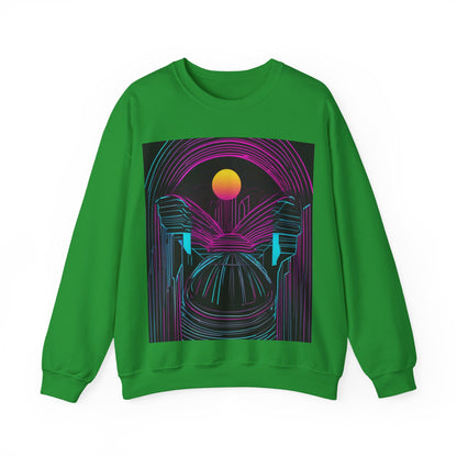 boostlete-rise-grind-icon-sunrise-motion-paper-0962 — Unisex Heavy Blend Crewneck (G18000)