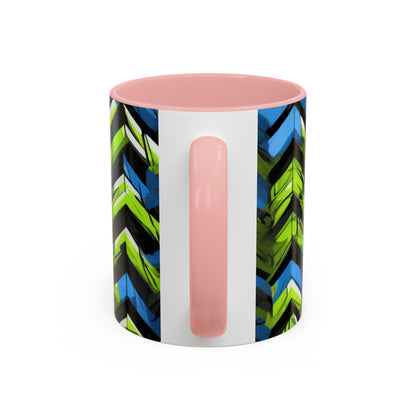 boostlete-rise-grind-pattern-chevron-isometric-0195 — Accent Mug 11oz/15oz
