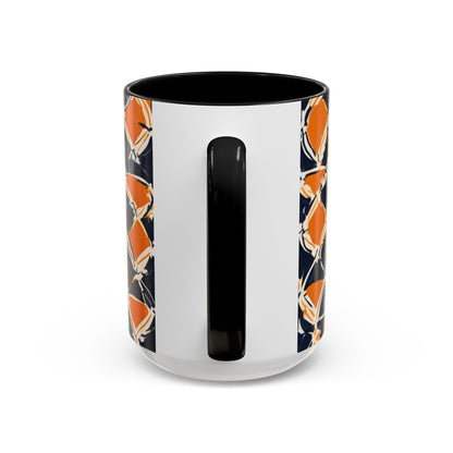boostlete-headspace-pattern-plate-number-badge-0387 — Accent Mug 11/15oz