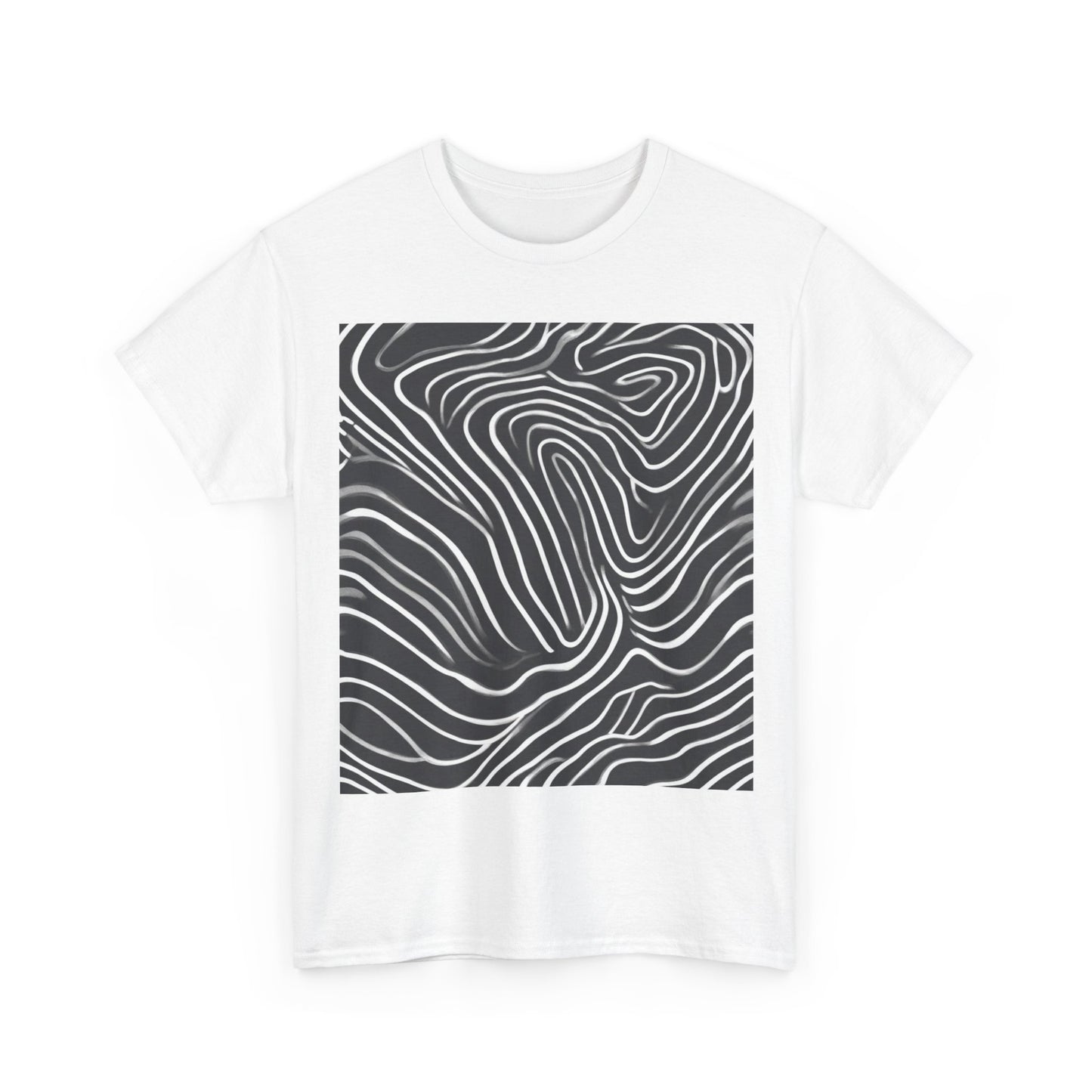 boostlete-recovery-progress-pattern-topographic-bold-0295 — Unisex Heavy Cotton Tee (Gildan 5000)