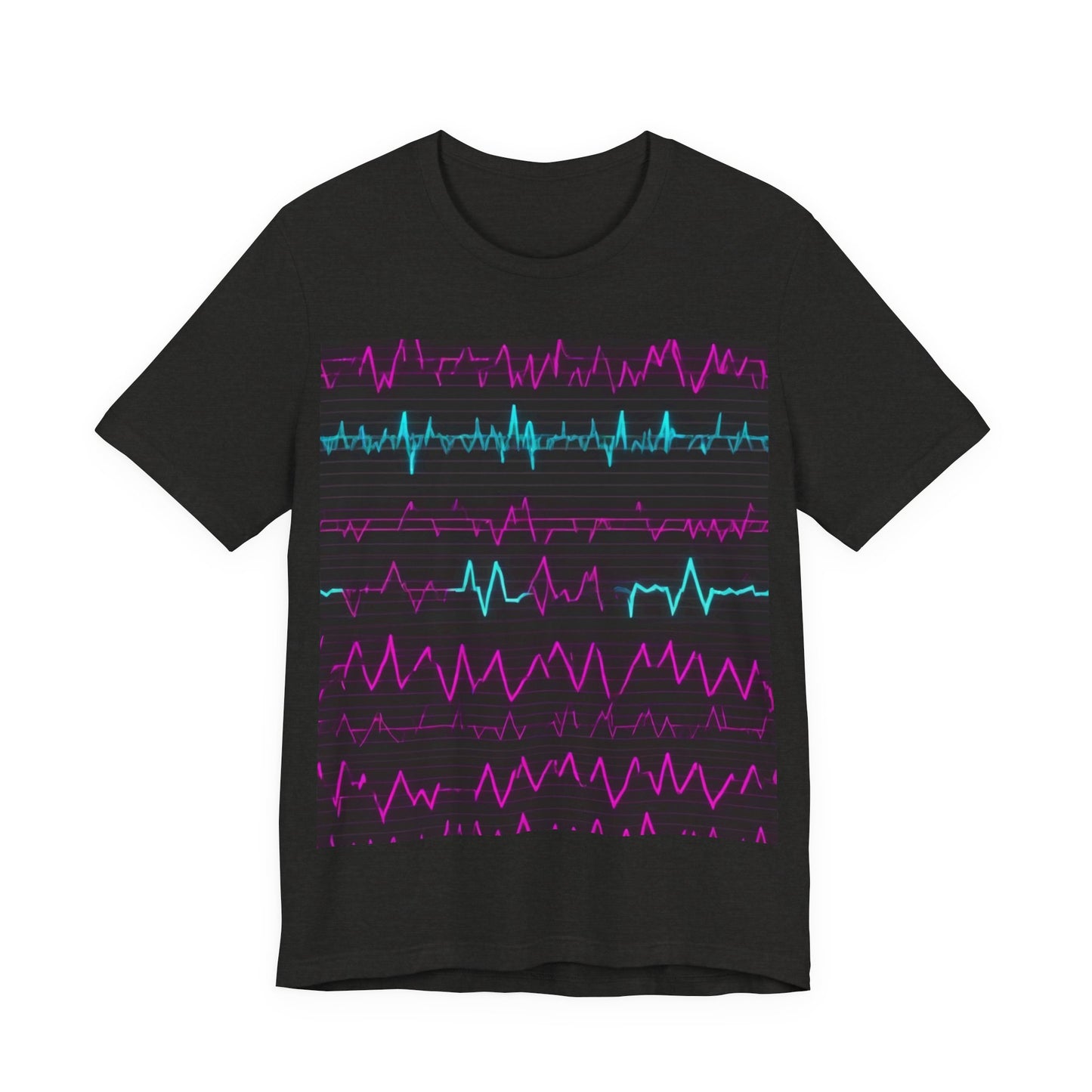boostlete-boost-mode-pattern-ekg-modern-0111 — Unisex Jersey Short Sleeve (B+C 3001)