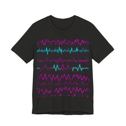 boostlete-boost-mode-pattern-ekg-modern-0111 — Unisex Jersey Short Sleeve (B+C 3001)