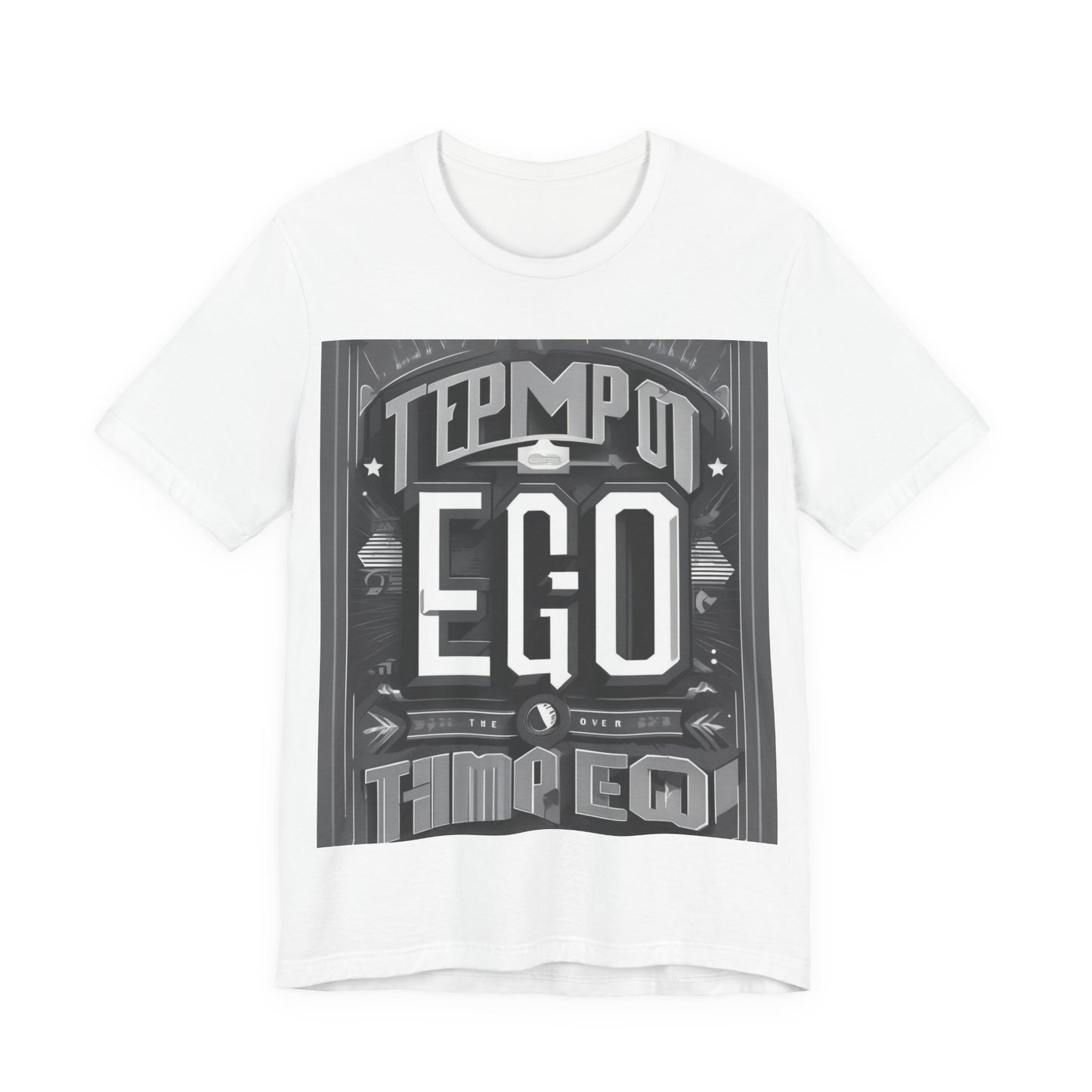 boostlete-mile-by-mile-type-tempo-over-ego-banner-modern-0093 — Unisex Jersey Short Sleeve (B+C 3001)