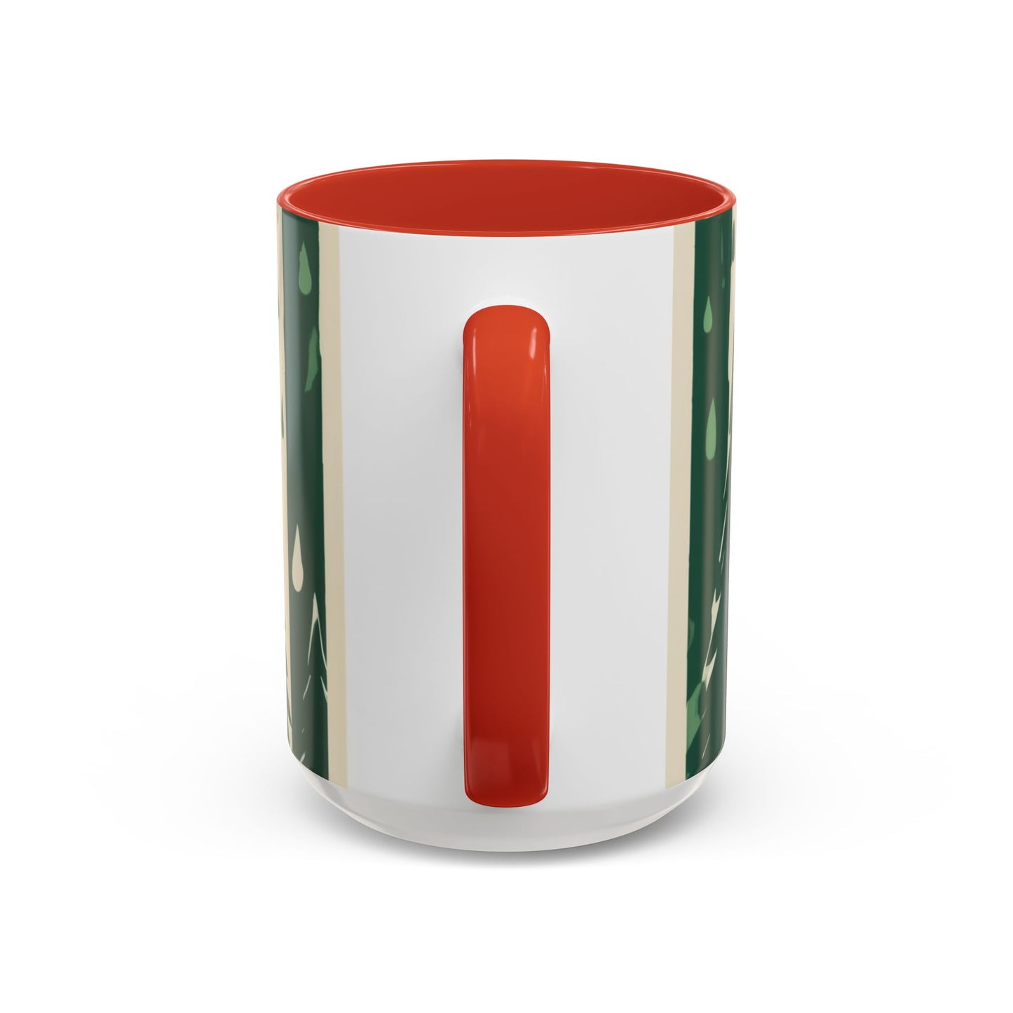 boostlete-quiet-power-icon-water-glitch-retro-0186 — Accent Mug 11/15oz