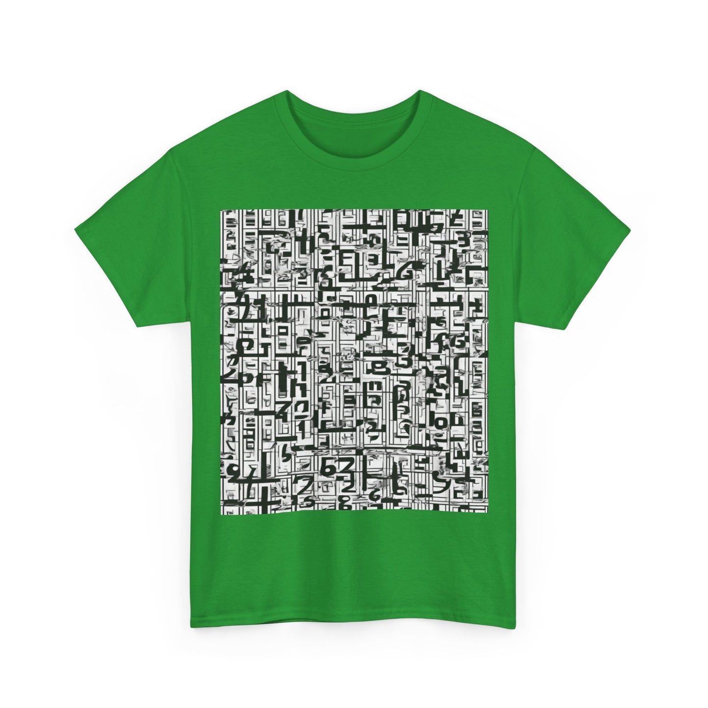 boostlete-boost-mode-pattern-plate-number-engraved-0103 — Unisex Heavy Cotton Tee (Gildan 5000)