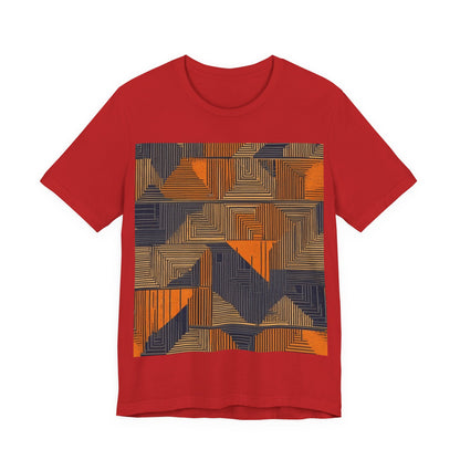 boostlete-field-day-pattern-stair-steps-geometric-0055 — Unisex Jersey Short Sleeve (B+C 3001)