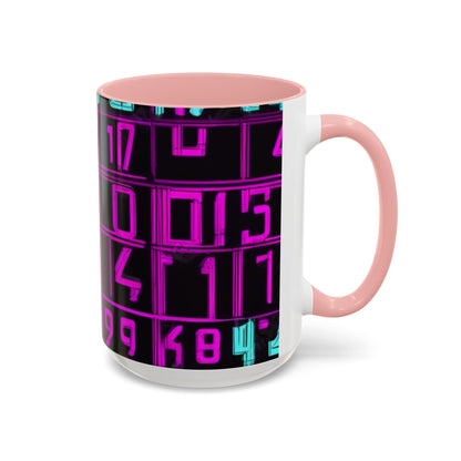 boostlete-iron-intent-pattern-plate-number-retro-0227 — Accent Mug 11oz/15oz