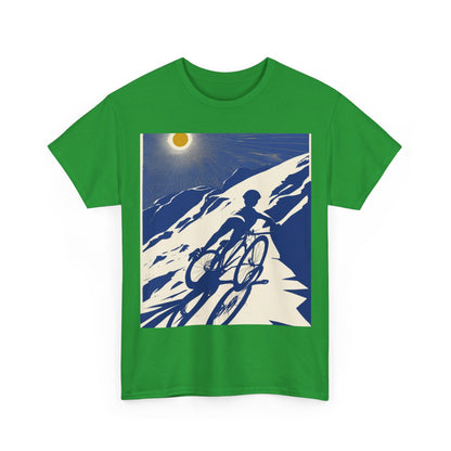 boostlete-am-crew-scene-cyclist-offset-bold-0008 — Unisex Heavy Cotton Tee (Gildan 5000)