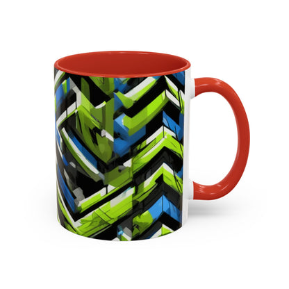 boostlete-rise-grind-pattern-chevron-isometric-0195 — Accent Mug 11oz/15oz