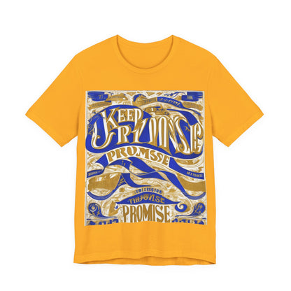 boostlete-am-crew-type-keep-the-promise-split-engraved-0101 — Unisex Jersey Short Sleeve (B+C 3001)