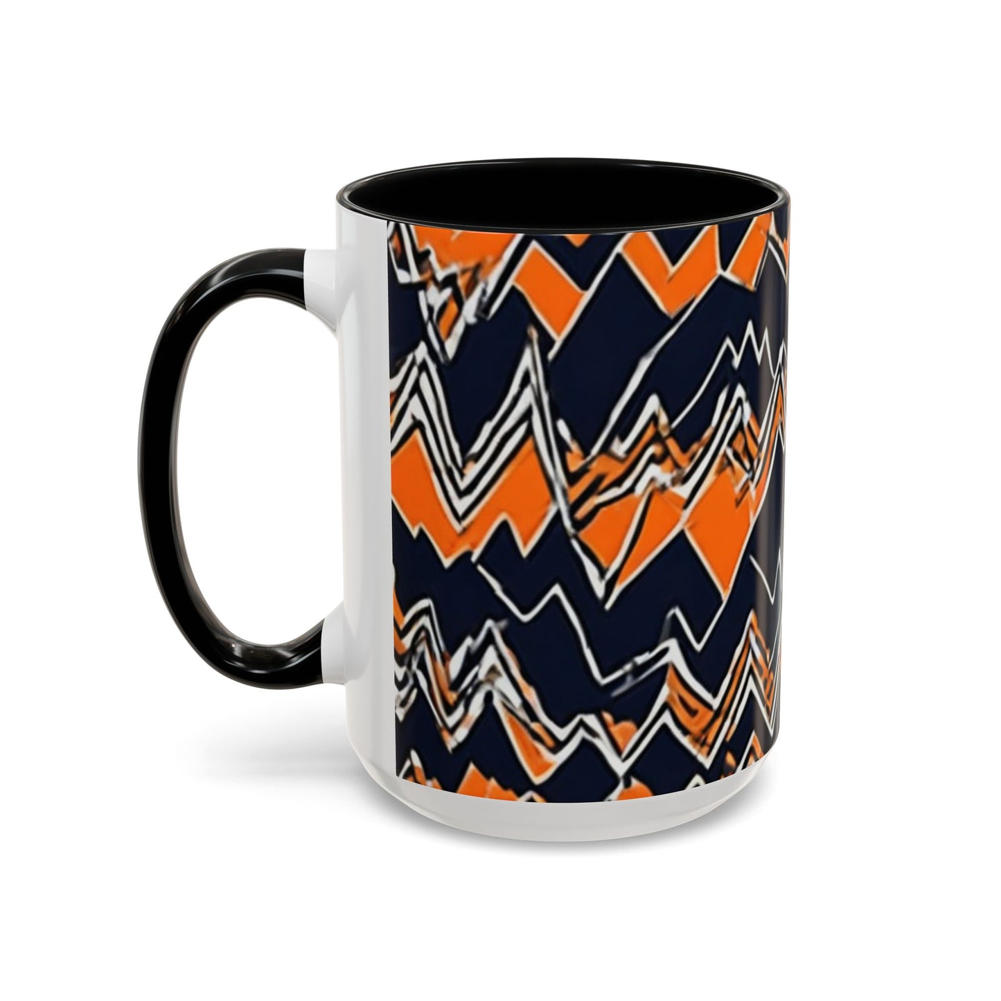boostlete-headspace-pattern-ekg-industrial-0559 — Accent Mug 11/15oz