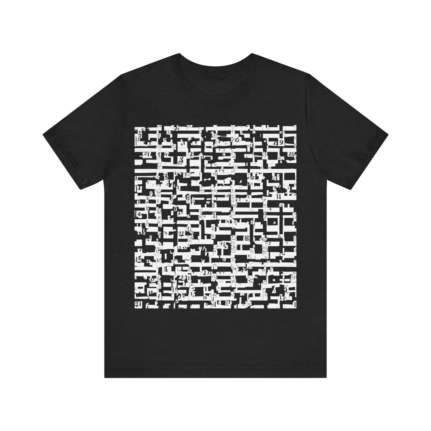 boostlete-iron-intent-pattern-plate-number-badge-0171 — Unisex Jersey Short Sleeve (B+C 3001)