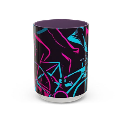 boostlete-rise-grind-scene-cyclist-outline-vector-0868 — Accent Mug 11/15oz