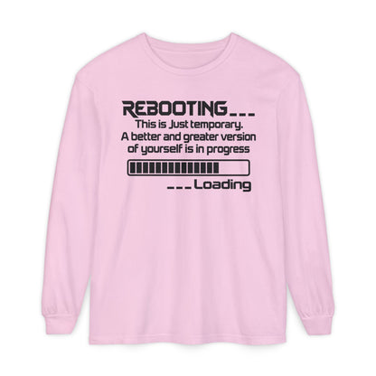 Rebooting Loading Humor Long Sleeve T-Shirt