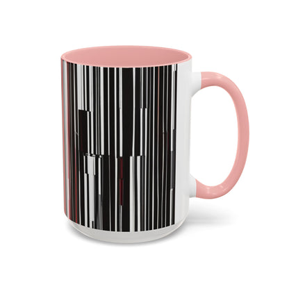 boostlete-am-crew-pattern-barcode-athletic-0911 — Accent Mug 11/15oz