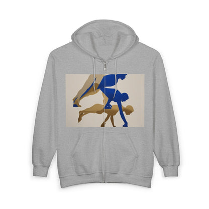 boostlete-mile-by-mile-scene-push-up-duotone-paper-0040 — Unisex Heavy Blend Full-Zip Hooded Sweatshirt