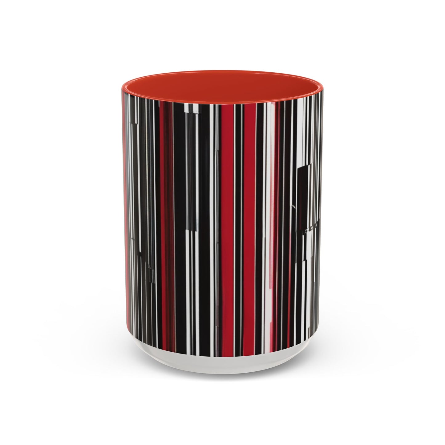 boostlete-am-crew-pattern-barcode-athletic-0911 — Accent Mug 11/15oz