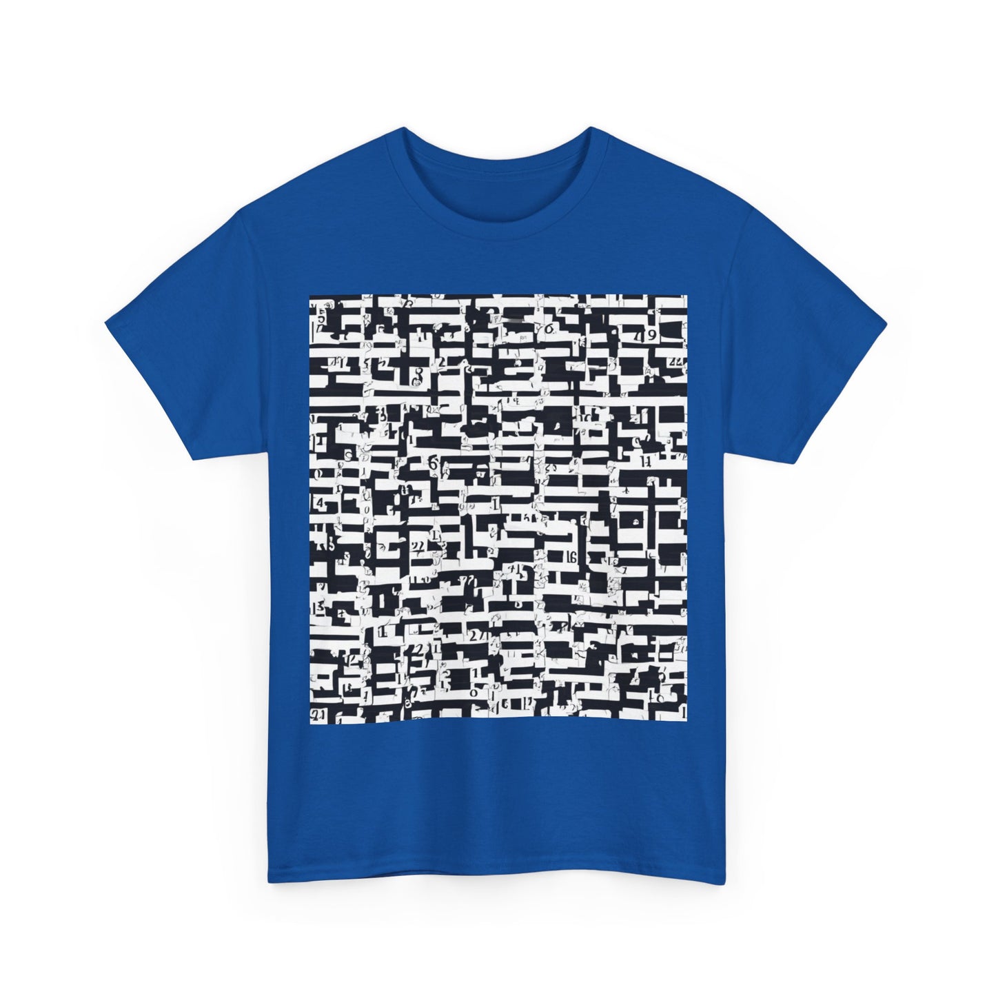 boostlete-iron-intent-pattern-plate-number-badge-0171 — Unisex Heavy Cotton Tee (Gildan 5000)