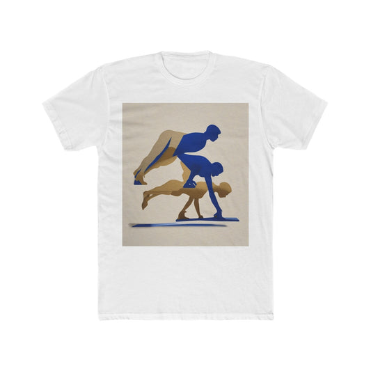 boostlete-mile-by-mile-scene-push-up-duotone-paper-0040 — Unisex Cotton Crew Tee (NL 3600)