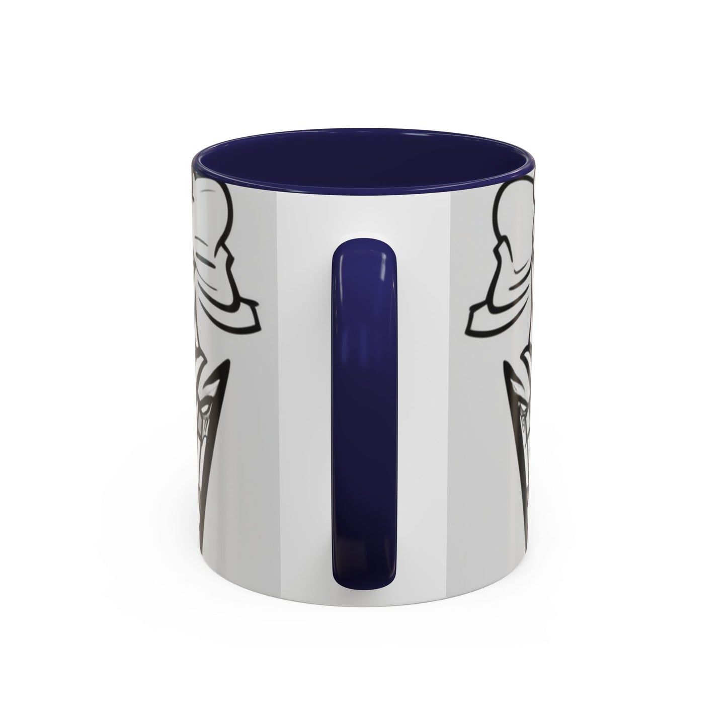 boostlete-quiet-power-icon-crown-outline-badge-0130 — Accent Mug 11oz/15oz