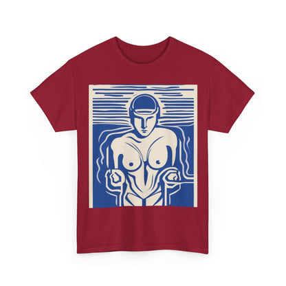 boostlete-boost-mode-icon-swimmer-motion-vector-0062 — Unisex Heavy Cotton Tee (Gildan 5000)