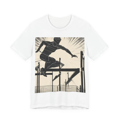 boostlete-iron-intent-scene-hurdler-speed-blueprint-0152 — Unisex Jersey Short Sleeve (B+C 3001)