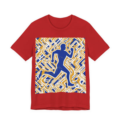 boostlete-pr-season-icon-runner-outline-industrial-0170 — Unisex Jersey Short Sleeve (B+C 3001)