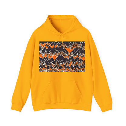 boostlete-headspace-pattern-ekg-industrial-0559 — Unisex Heavy Blend Hoodie (G18500)
