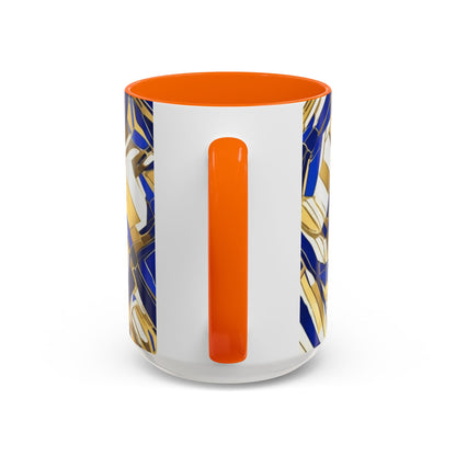 boostlete-boost-mode-pattern-hex-athletic-0611 — Accent Mug 11/15oz