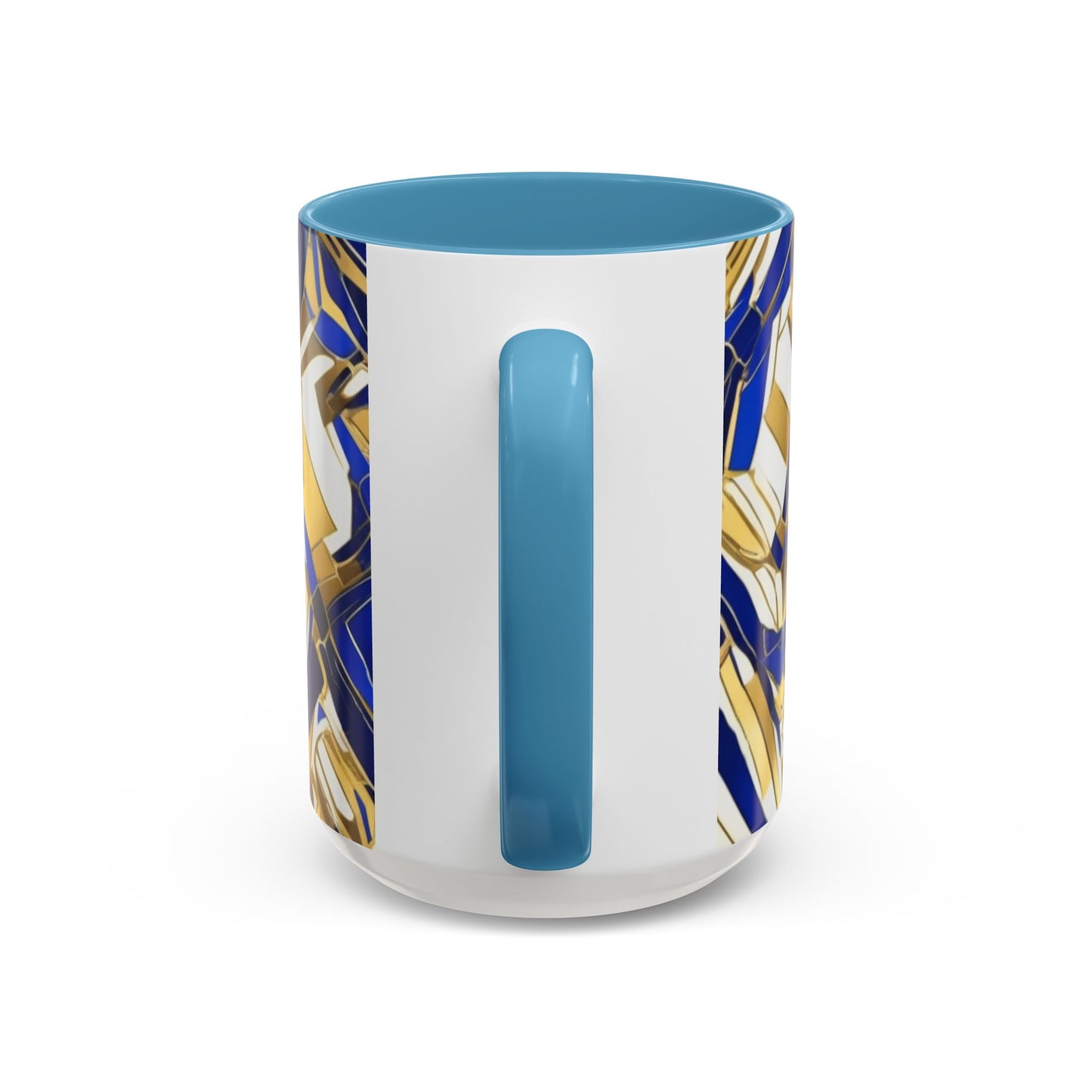 boostlete-boost-mode-pattern-hex-athletic-0611 — Accent Mug 11/15oz