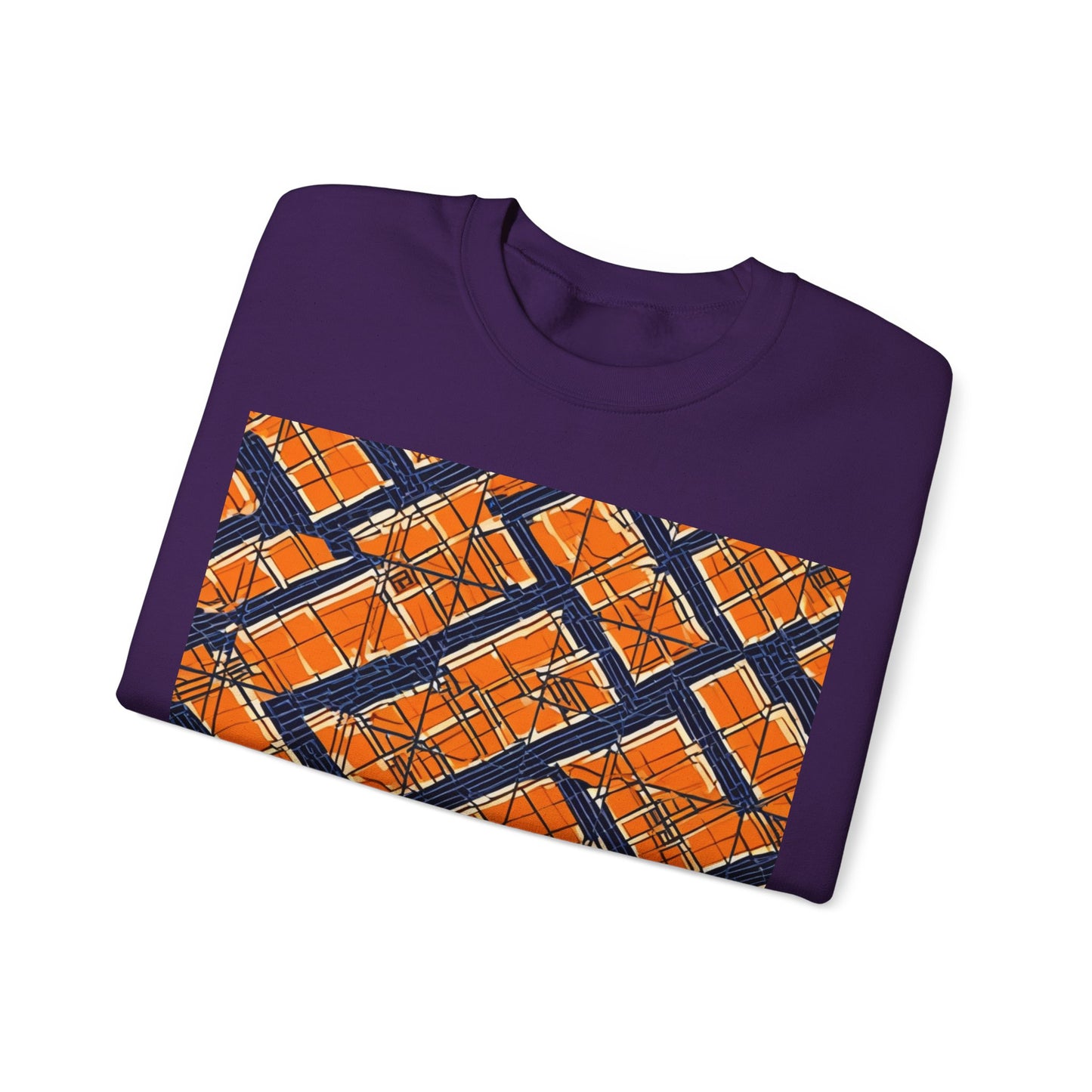 boostlete-boost-mode-pattern-plate-number-monoline-0571 — Unisex Heavy Blend Crewneck (G18000)