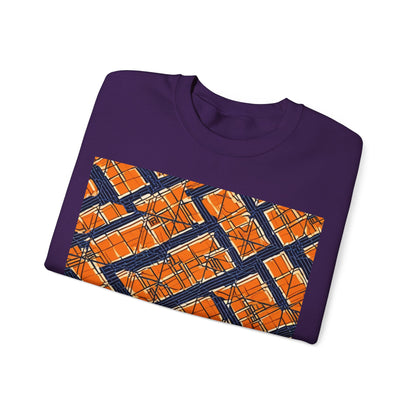 boostlete-boost-mode-pattern-plate-number-monoline-0571 — Unisex Heavy Blend Crewneck (G18000)