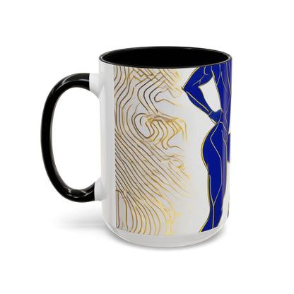 boostlete-iron-intent-scene-lunge-neon-line-art-0392 — Accent Mug 11/15oz